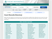 Tablet Screenshot of courtreference.com